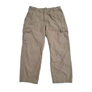 Urban Pipeline Men's 36x32 Cargo Pants Khaki Utility Work Tactical Urban Trail